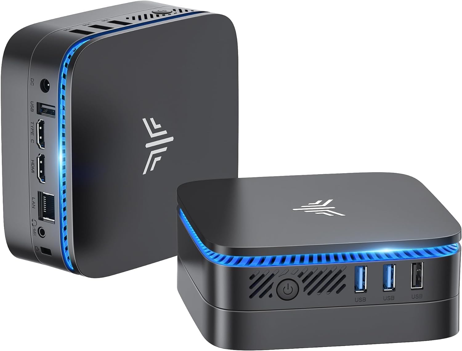 NiPoGi Mini PC Windows 11 AK1PLUS N97(Βeats N95/N100,Up to 3.6GHz