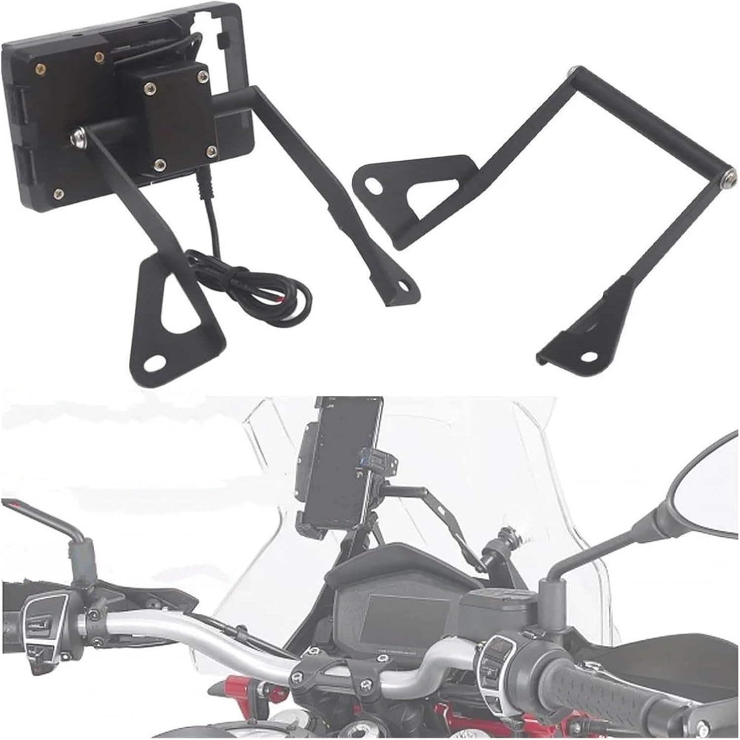 ピストバイク デビルフード マッドブラック ハンドルブラケット