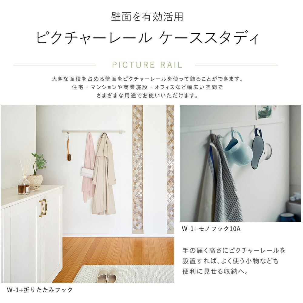 Amazon | TOSO ピクチャーレール W-1 工事用セット 2.00m ブラック