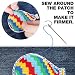 Patch Sticker, Muscccm 20 pcs Parches Ropa Termoadhesivos DIY Coser o Planchar...