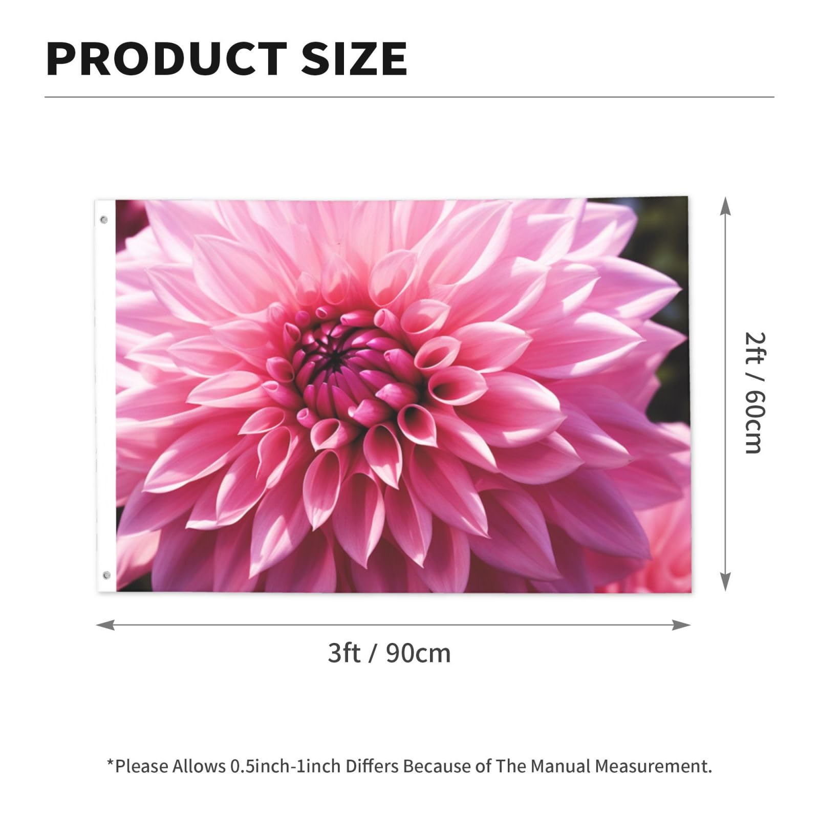 Amazon.com : Floral Dahlia Flower Flag 2x3 Ft Double Sided Outdoor