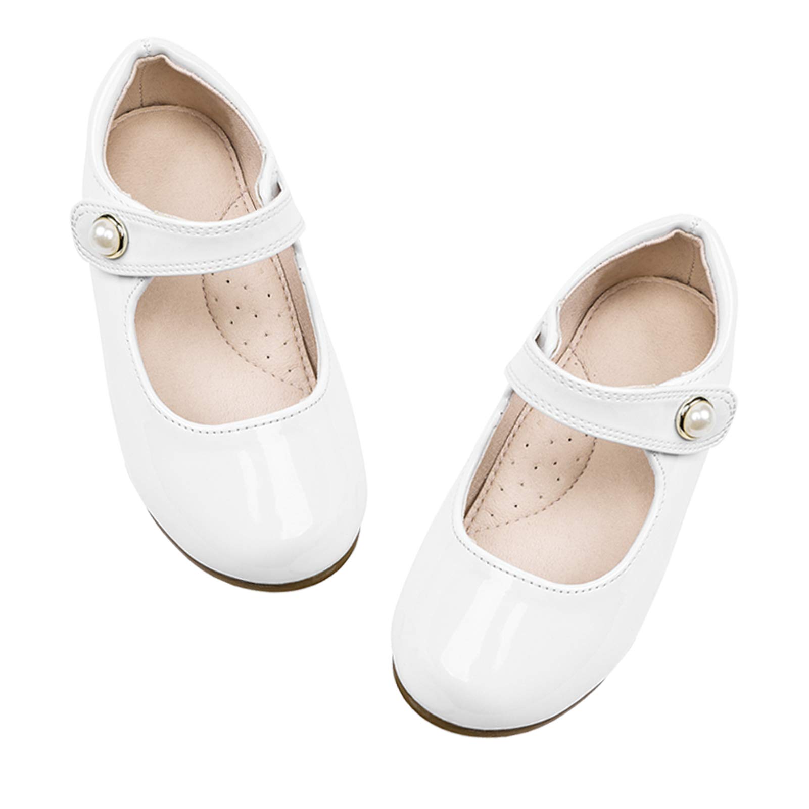 StelleGirls Mary Jane Flats Slip-on Party Dress Shoes for Kids
