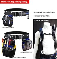 Vista 2 de Niche Cinturón de cintura de herramientas resistentes TL-6204, Cinturones de herramienta2