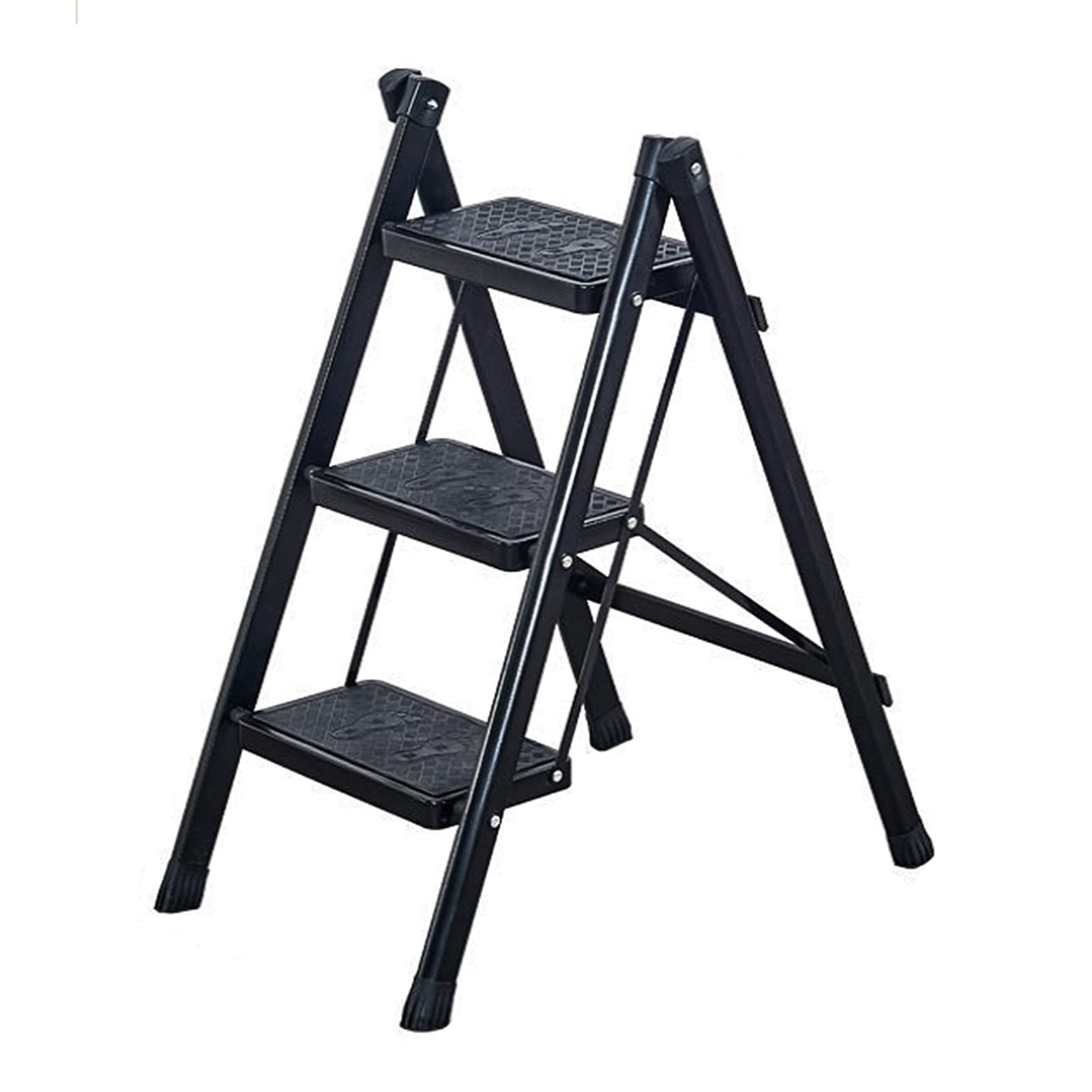 Tabouret échelle pliant idéal pour organiser les placards hauts de cuisine
