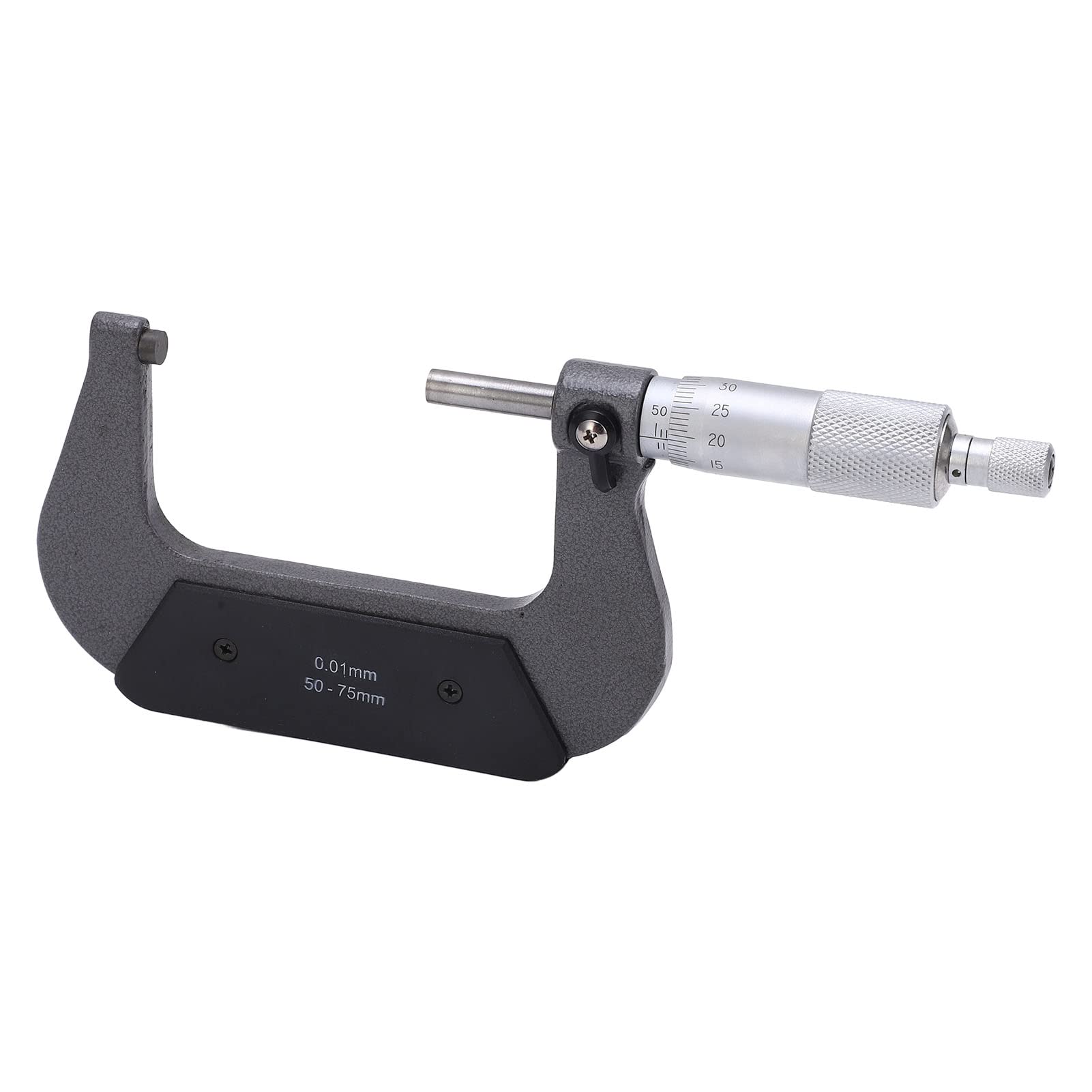 Tissting Micromètre 25-50 mm/50-75 mm/75-100 mm Précision 0.01 mm Outil de Mesure Portable - Micromètre en Alliage d'aluminium pour Mesures Précises et Répétées Idéal pour Ingénieurs et Machinistes