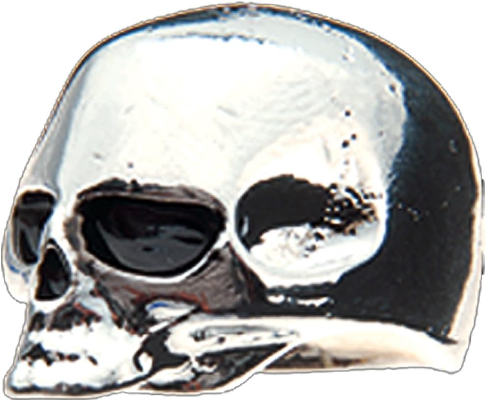 Q Parts Skull Knobs Chrome Single