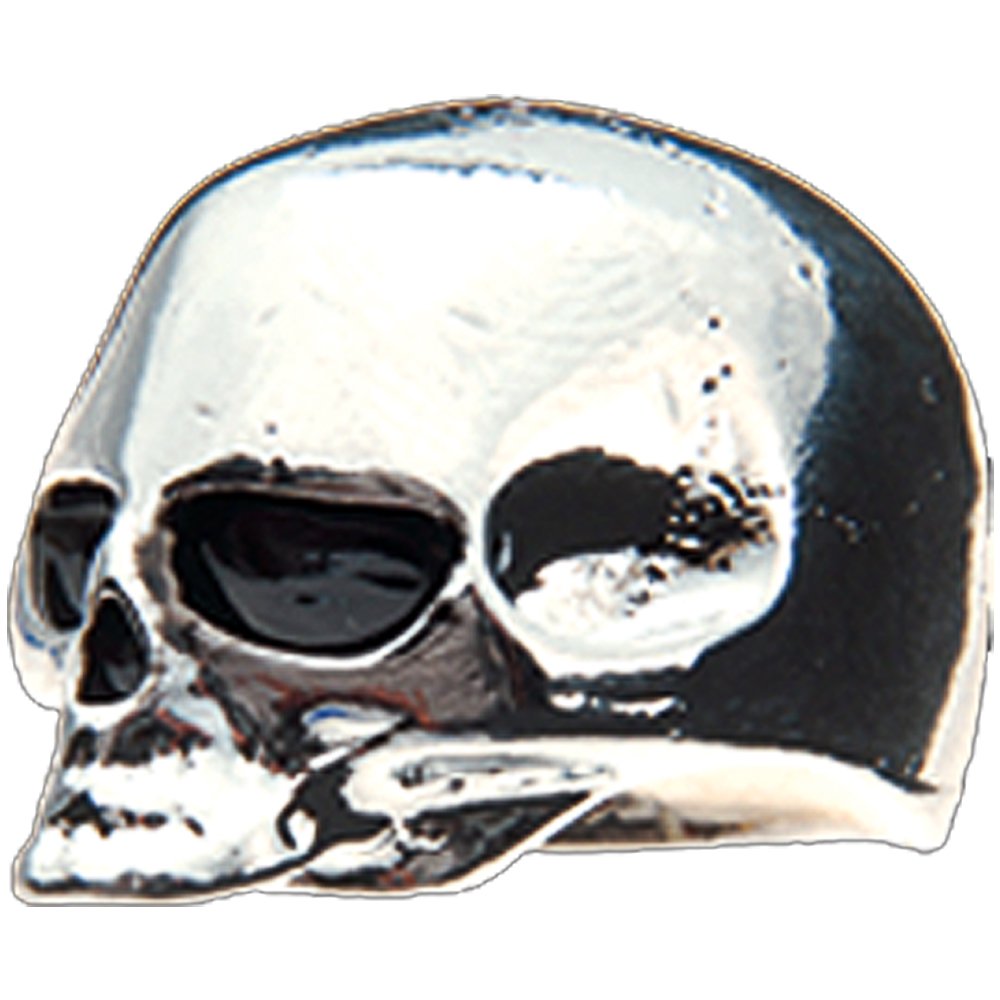 Q Parts Skull Knobs Chrome Single