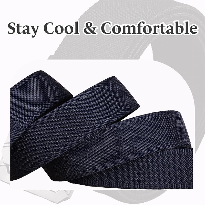 Web Belt Adjustable Web Belt with Metal Buckle for Casual, Work, Outdoor Use4