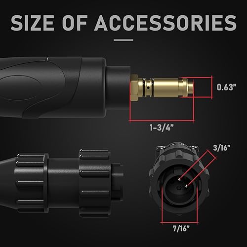 Miniatura 2 de YESWELDER Reemplazo de la antorcha de pistola de soldadura MIG de 15 pies 250A para Tweco #2 se adapta a Lincoln 200250L K533