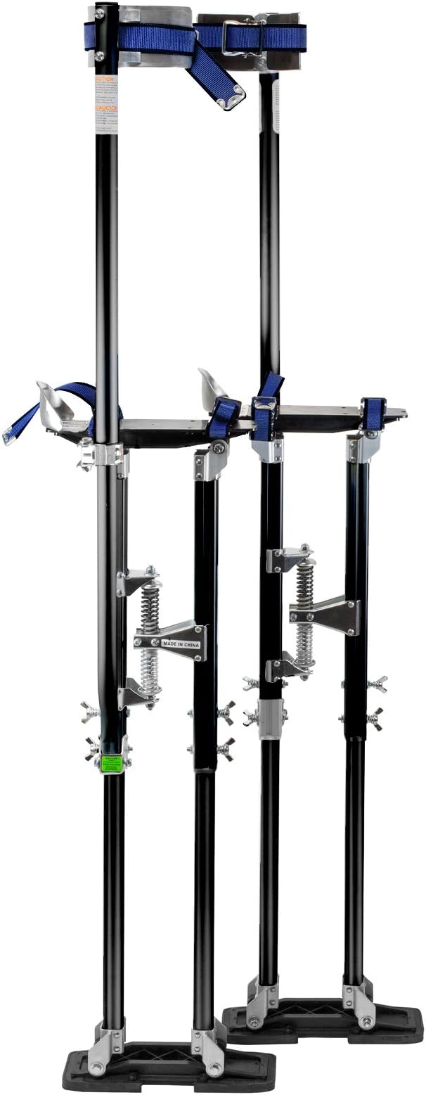 GypTool Pro 36" - 48" Drywall Stilts - Black