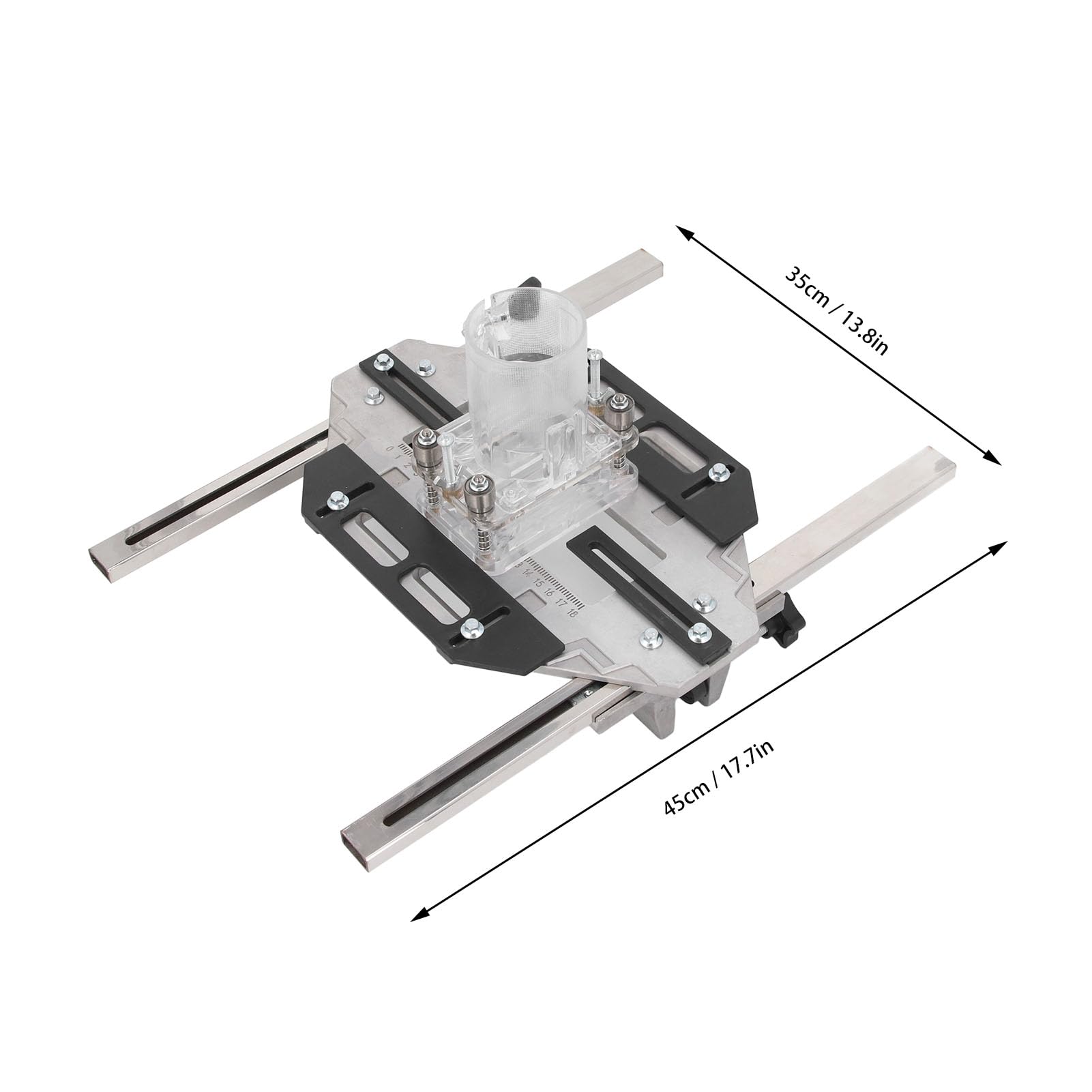 FTVOGUE per Cerniere per Porte Apri Fori per Cerniere per Porte Localizzatore di Scanalature con di Posizionamento Professionale e profondità Regolabile per