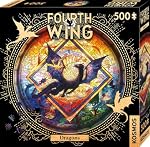 Kosmos – Kosmos Fourth Wing Puzzle - Dragons, hochwertiges, rundes 50