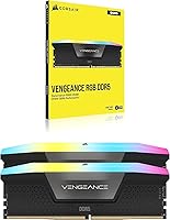 Vista 6 de CORSAIR Vengence RGB DDR5 RAM 32 GB (2 x 16 GB) 6000 MHz CL36-44-44-96 1.35V Intel XMP 3.0 Memoria de computadora - Negro (CMH32GX5M2E6000C36)