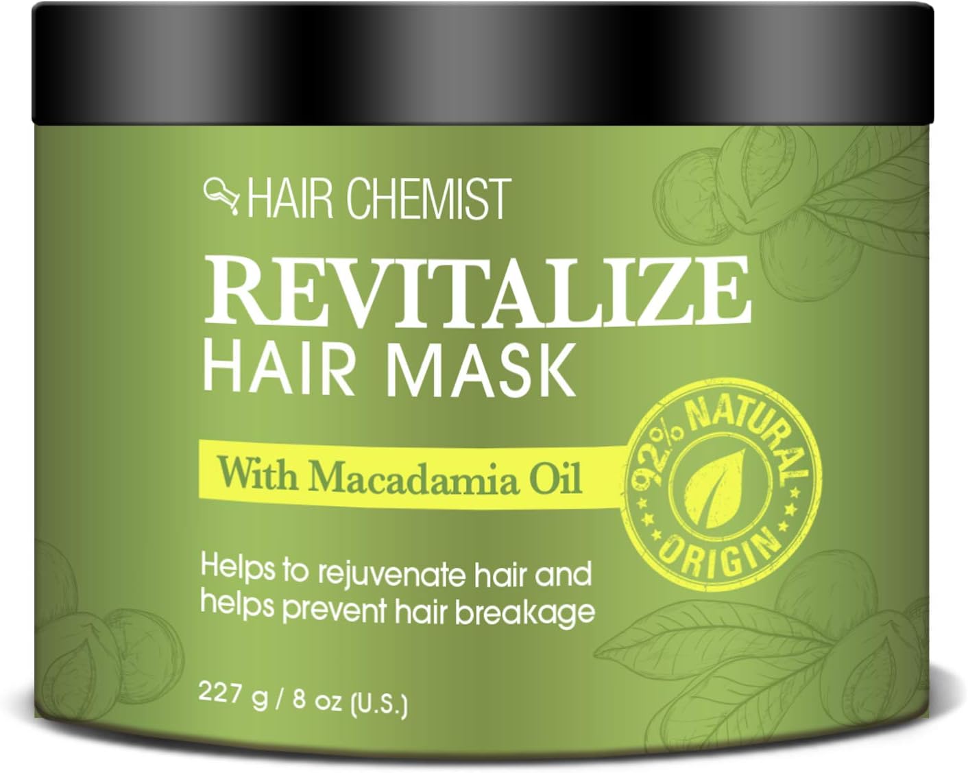 Hair Chemist Revitalize Hair Mask with Macadamia Oil 8 ounce