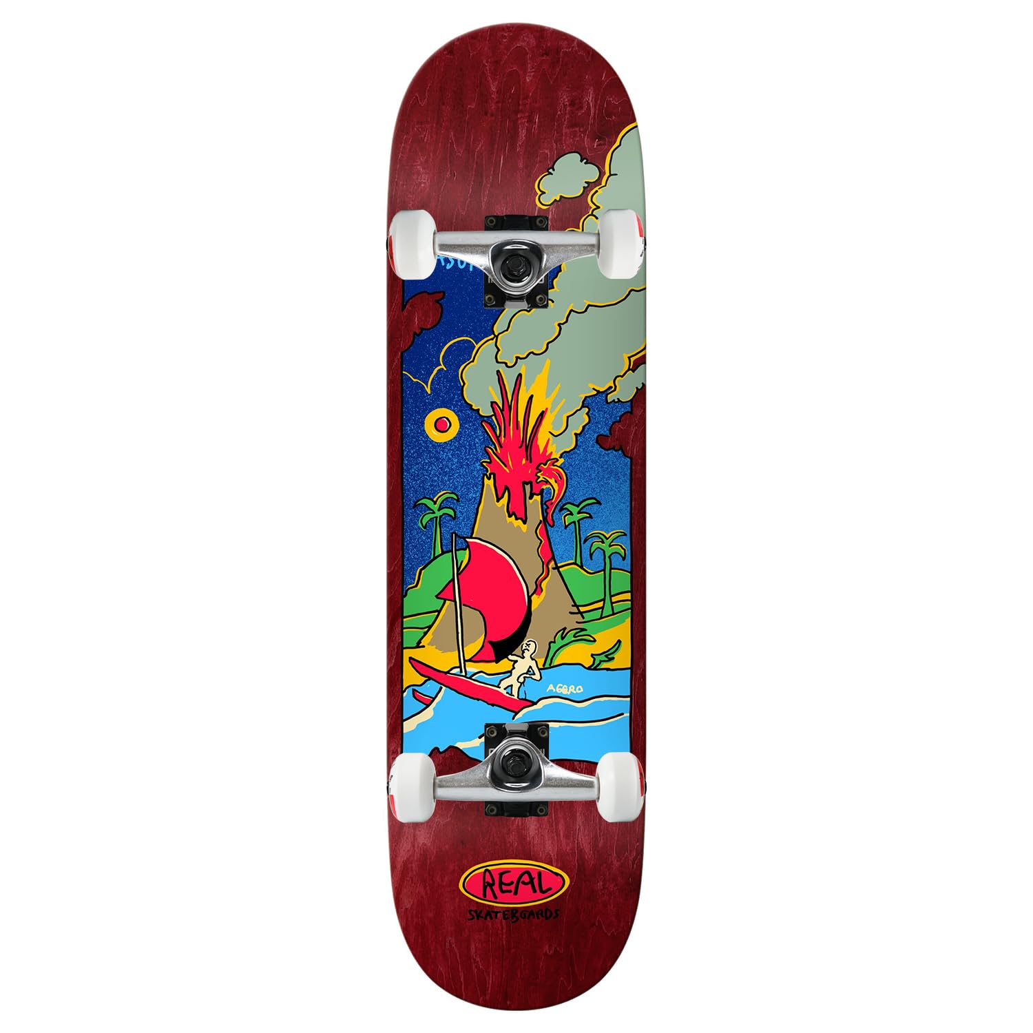 Real Skateboard Assembly Mason Silva Volcano DBX Assorted 8 25 x 32 Complete