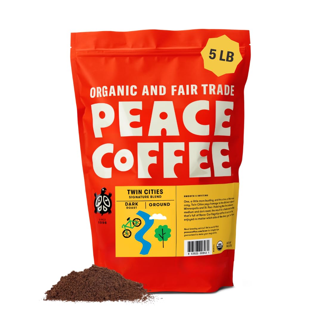 Amazon.com : Peace Coffee Twin Cities Signature Blend Ground Dark