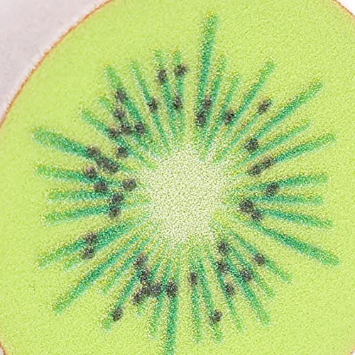 Esponja de Maquiagem, Esponja de Base de Beleza Wet Dry Dual Use Elastic Kiwi Shape Beauty Makeup Eg