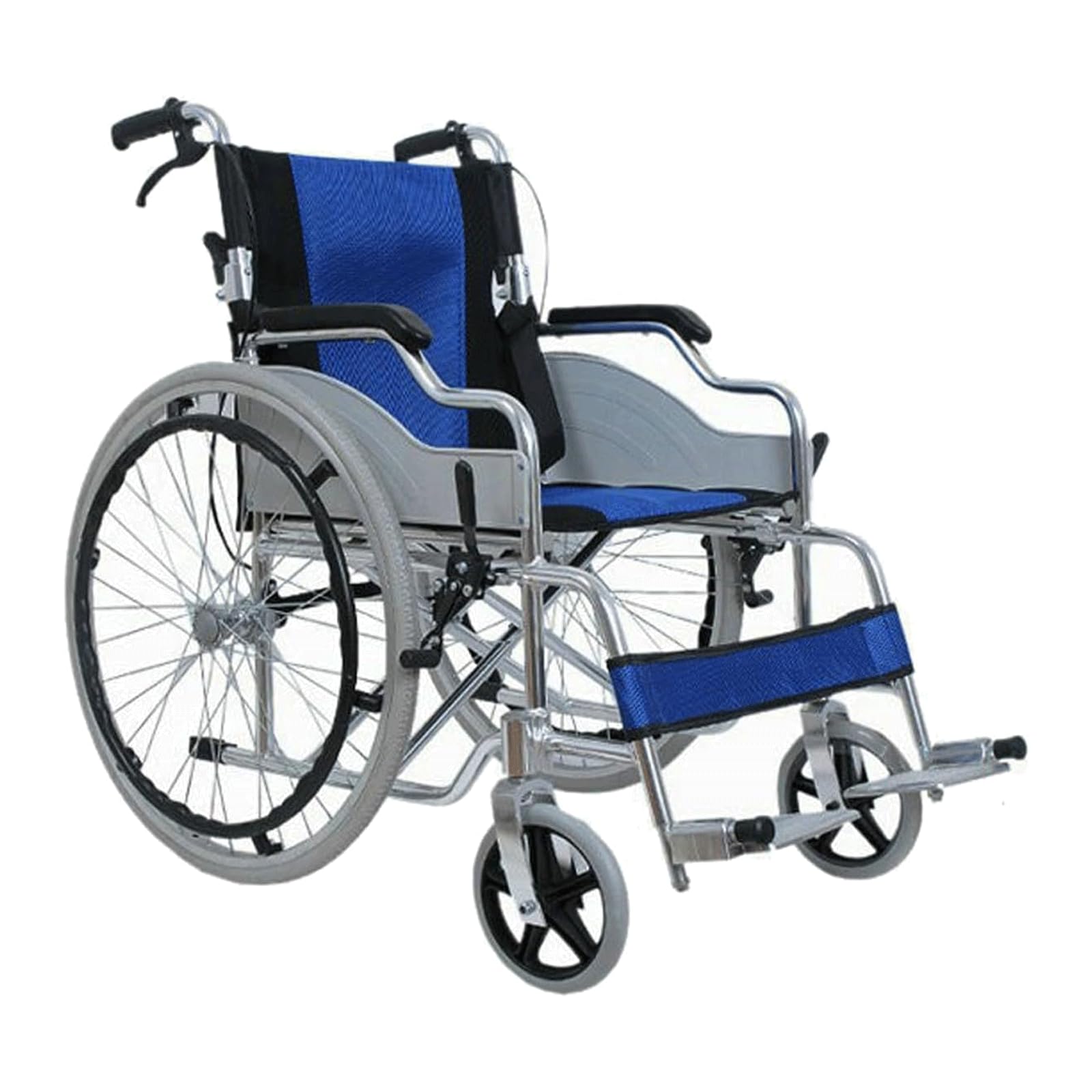 Wózek inwalidzki Aluminium transportrolstoelen Ouderenvervoer Lichte rolstoelen Lichtgewicht rolstoel Zelfrijdende rolstoelen wygodne