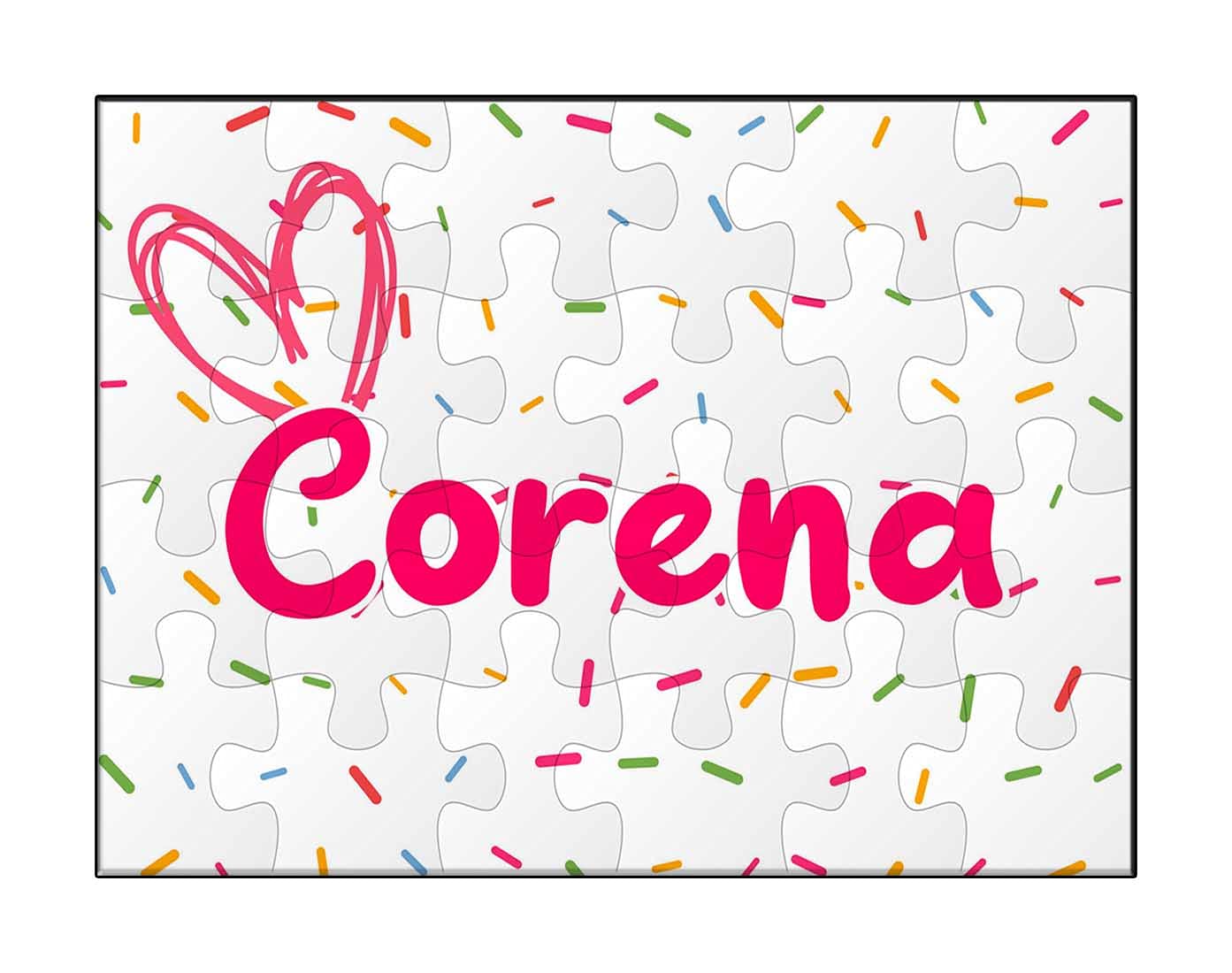 Corena Female Name - Jigsaw Puzzle 30 pcs, DesW86