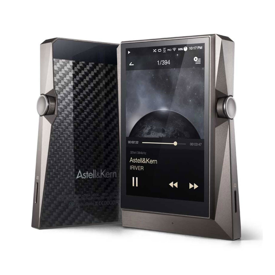 Astell&Kern High-End Audiofieler MP3-Spieler mit WLAN, Bluetooth aptX HD und symmetrischer Ausgabe, MP3 Player + Portable Audiogeräte, Grau