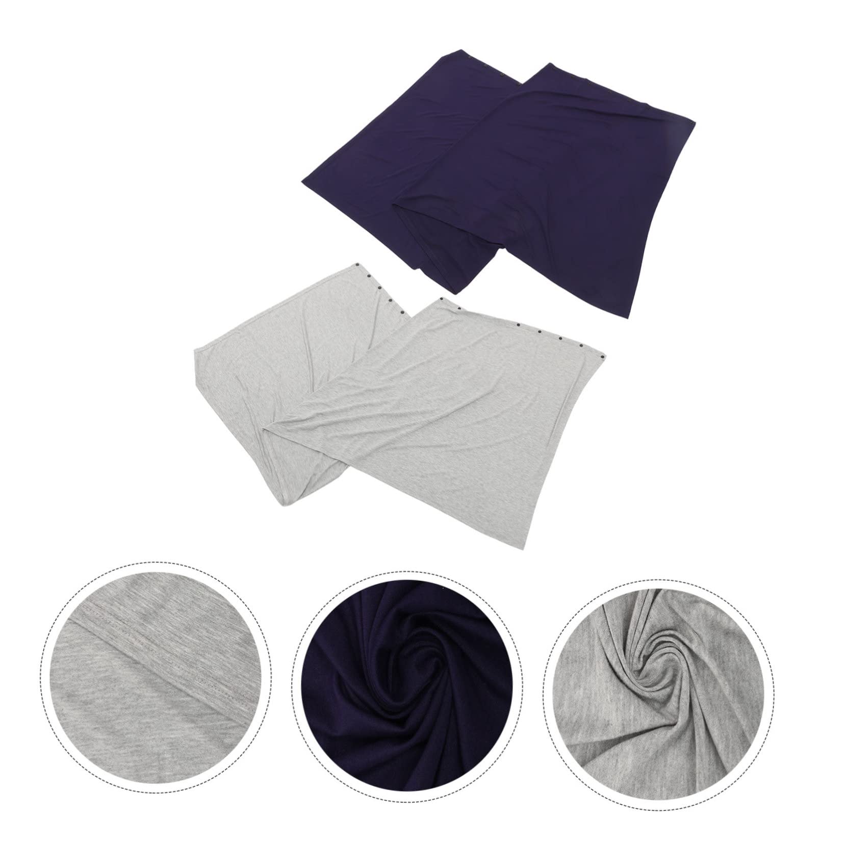 Abaodam 2stücke Multifunktionale Stilldecke Stillponcho Mit Knopf Atmungsaktives Für Diskretes Stillen Für Unterwegs Und Zuhause
