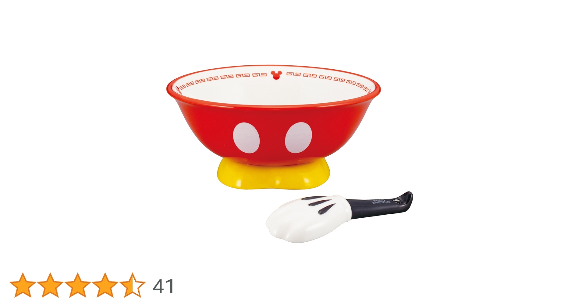 Amazon|ディズニー ミッキーマウス ラーメンセット(レンゲ付) SAN2169 Amazon|ディズニー ミッキーマウス ラーメンセット(レンゲ付) SAN2169