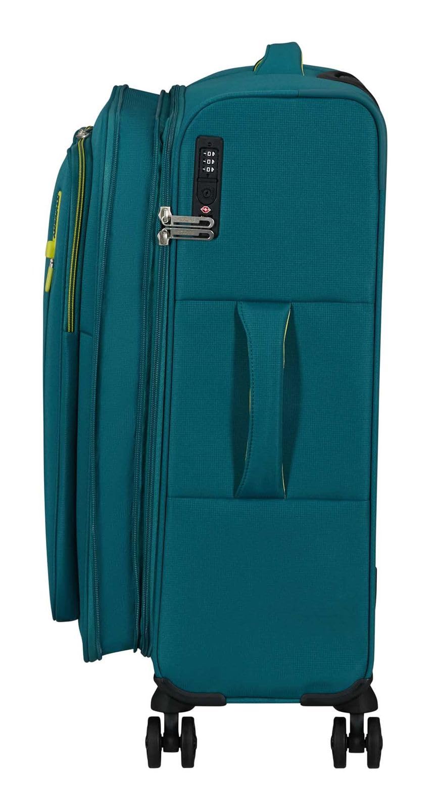 American Tourister Trolley Cloudrider Spinner Exp. TSA Misty Teal Azul petróleo 66cm