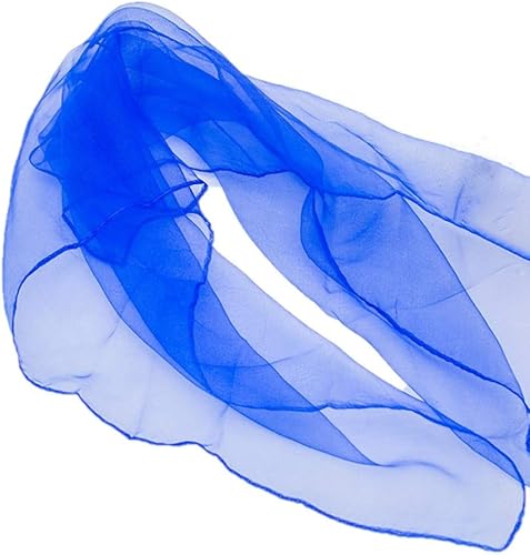 Miniatura 6 de 36 bufandas de baile malabarismo, bufanda transparente de moda para fiesta, 24 x 24 pulgadas