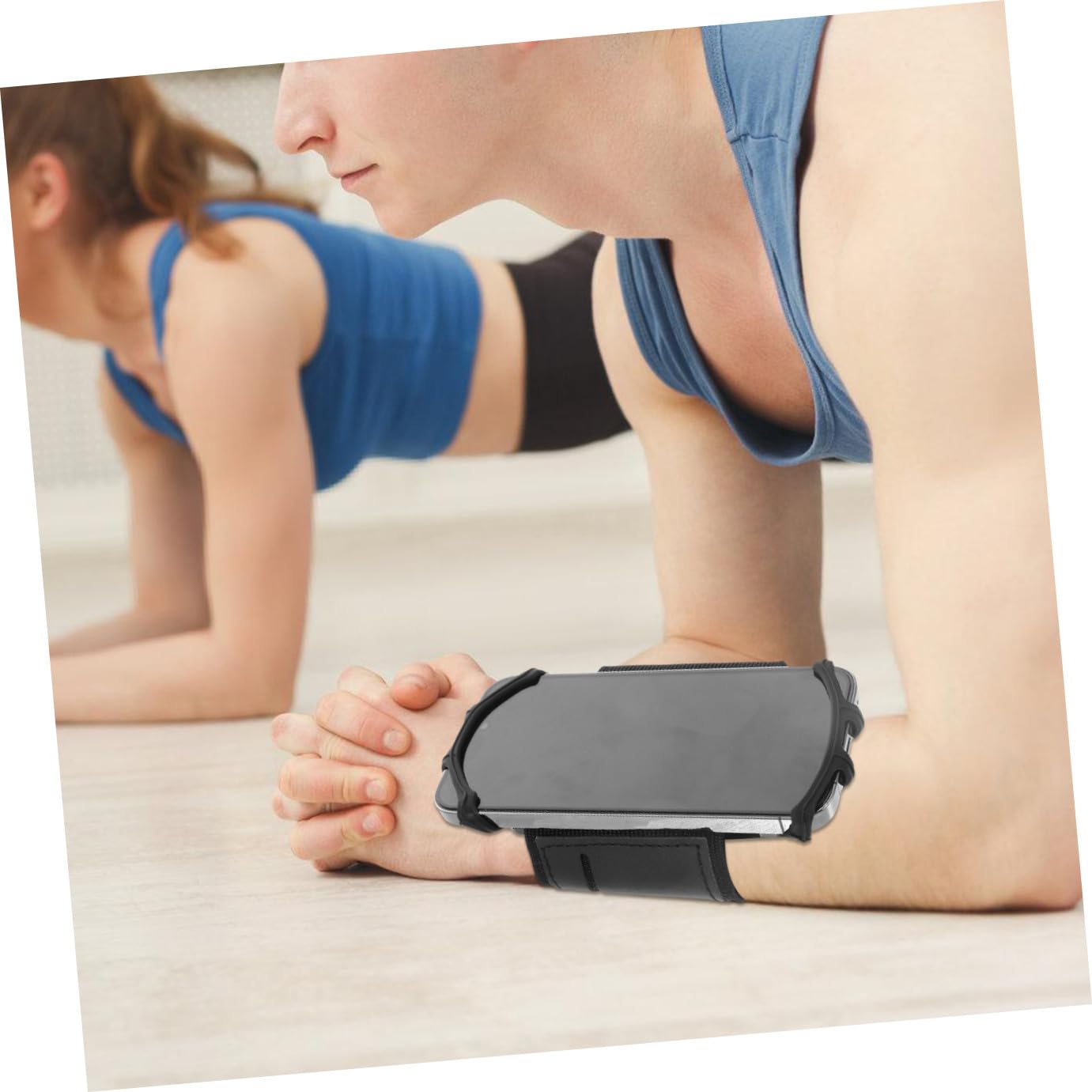 SOLUSTRE 5piezas Deportivo para Móvil Soporte para Correr y Ejercicio Fijación Segura y Fácil Instalación Compatible Smartphones para Running y Fitness