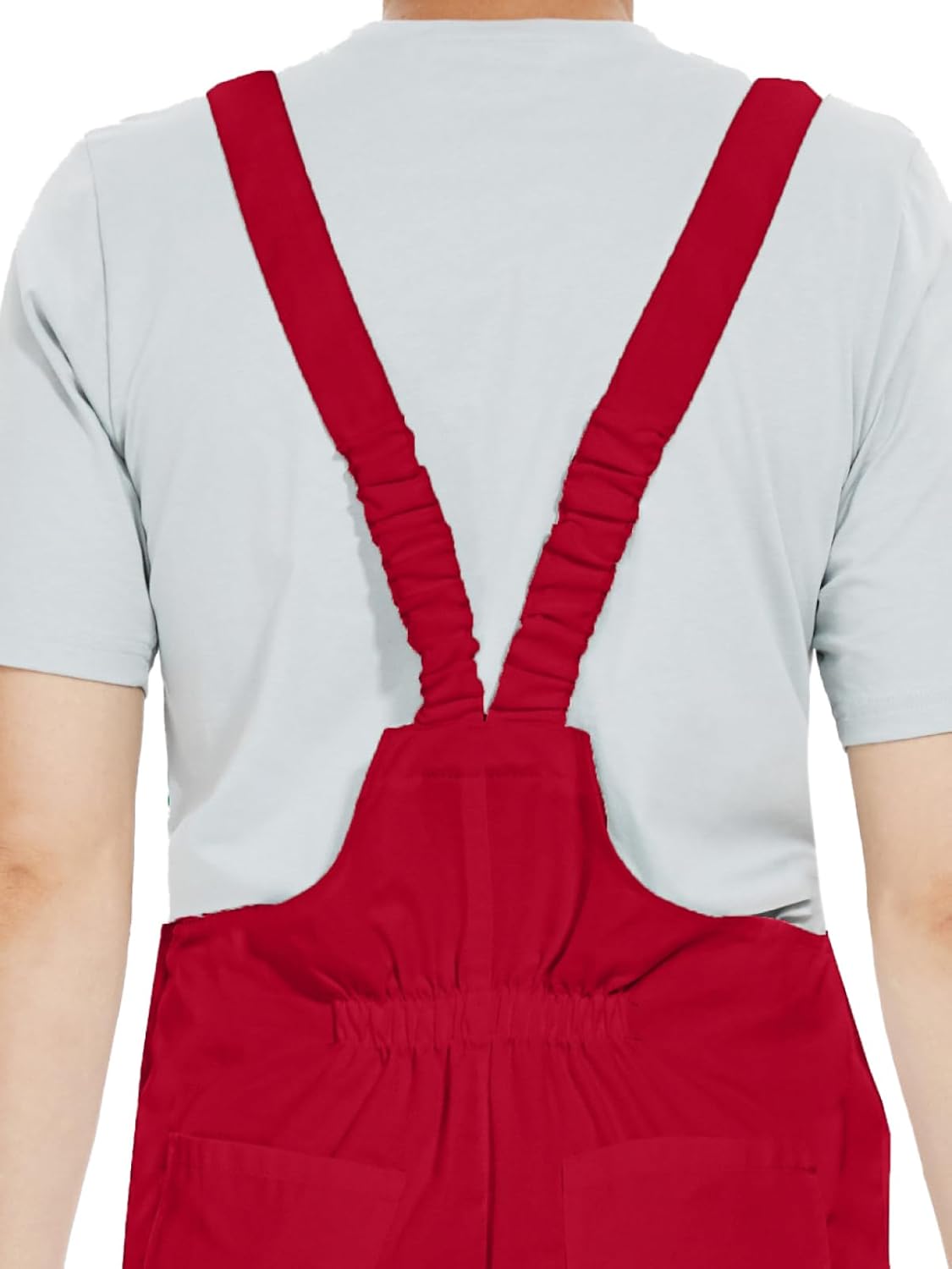 WORK IDEA Men's Bib Overalls Workwear Fashion Lightweight Jumpsuit with Pockets - Image 6