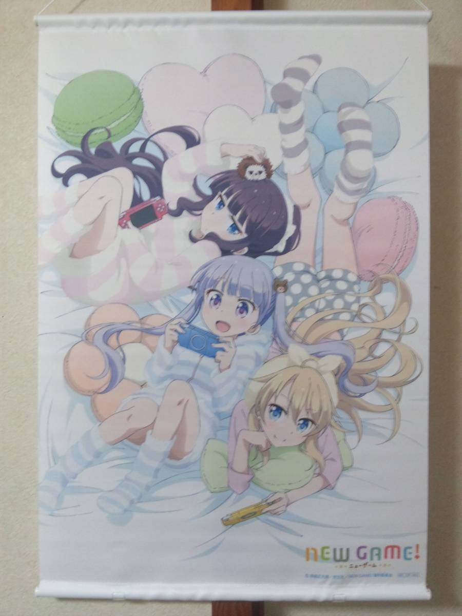 Amazon.co.jp: NEW GAME A2タペストリー アニメイトポイント 景品 