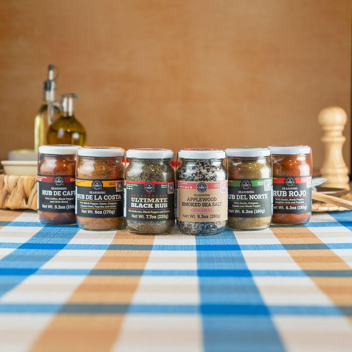 SMP Six Rubs – 6 Gourmet Mexican Rubs | Bold, Balanced Flavors for Meat, Seafood & Veggies | 100% Natural, Vegan, Small-Batch, Made in Mexico - Image 2