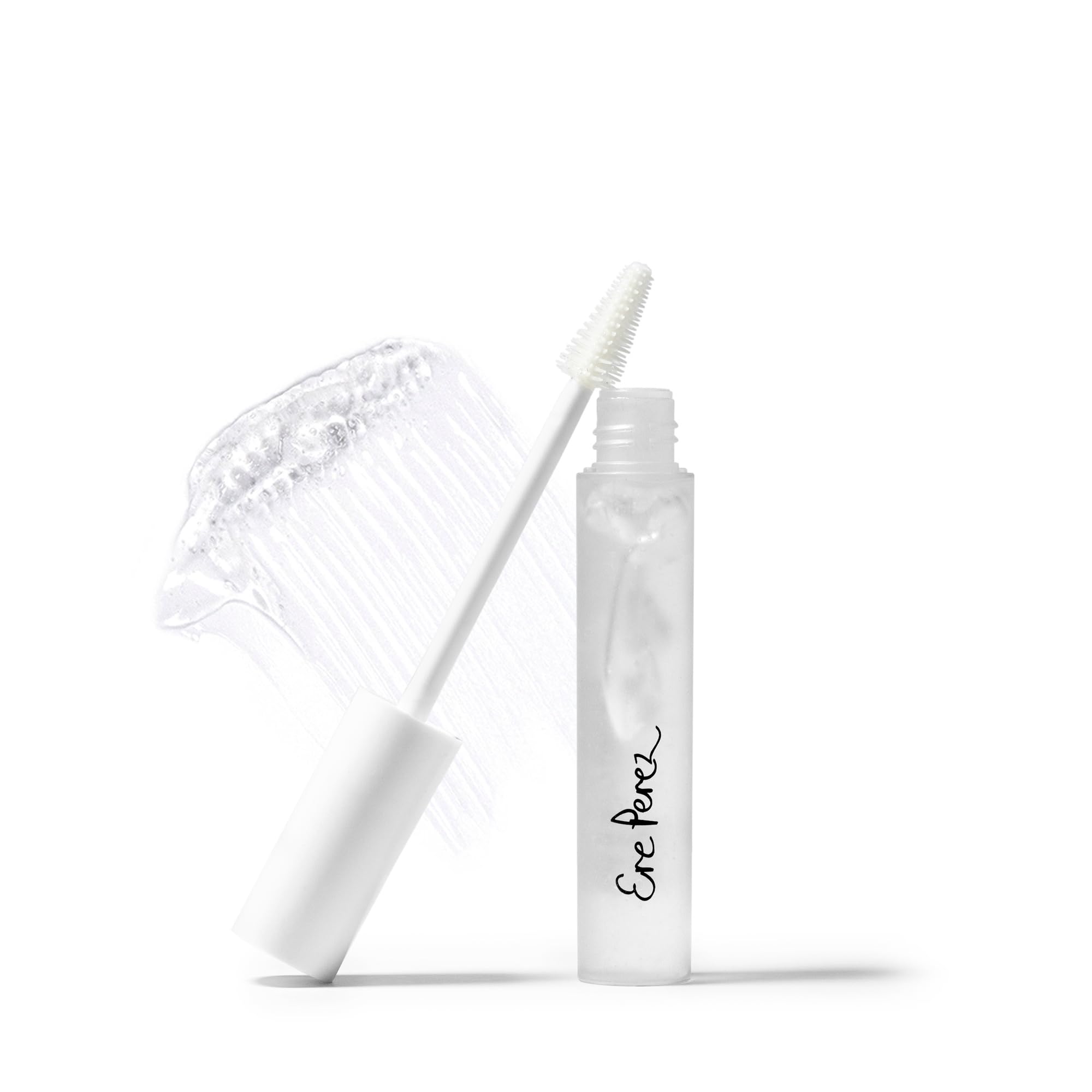 Ere Perez - Natural Aloe Gel Lash + Brow Mascara | Conditions, Lengthens, Defines, Sweat-Proof, Water-Resistant | Aloe Vera, Vitamin B5 | Vegan, Cruelty-Free, Clean Beauty (Clear, 0.35 oz | 10 ml)