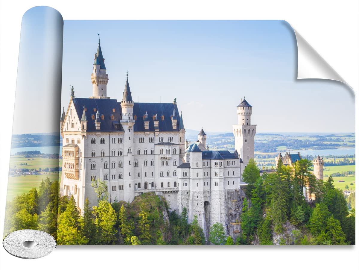 Papier peint Neuschwanstein Tulup Bricolage décor mural 312x219 cm