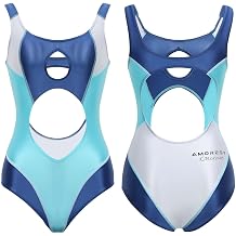 AMORESY Electra Keyhole Cutout Backless Swimsuit Leotard Catfight Ronald Stretch One-Piece Swimwear