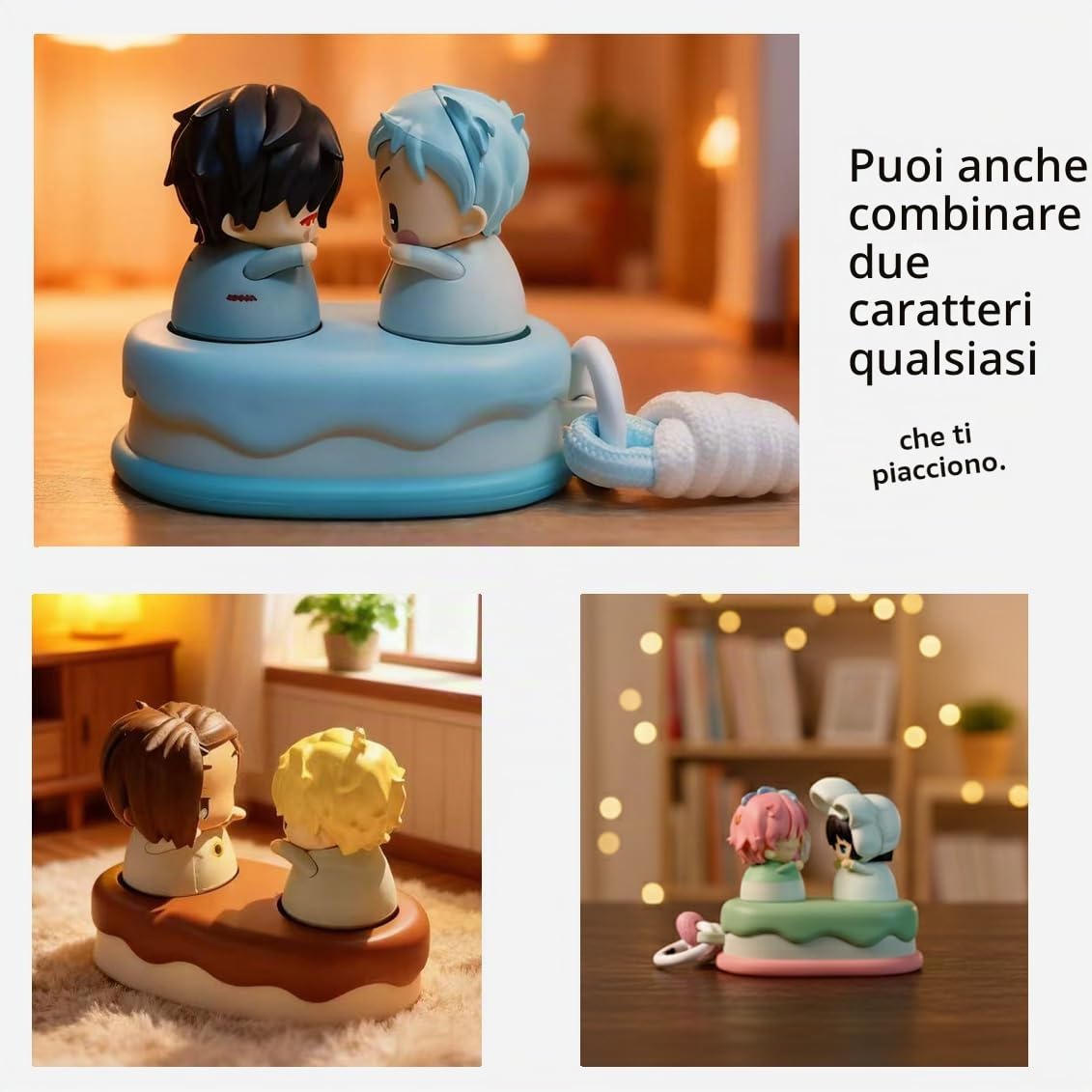 YJacuing Serie Alien Stage Baby Cieche Box Set di Tastierini Figure (Set Completo)
