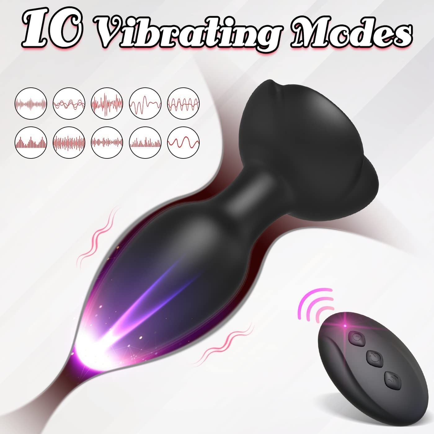 Vibromasseur Anneau De P-ÊŇIs Masculin Anneaux Penien Homme,Anneau Vibrant ＰéNIS Couple pour Femme Clitờridiên Stimulateur,Vibrờmásseurś Anneau pour Homme Silicone CocĶring Vibrant