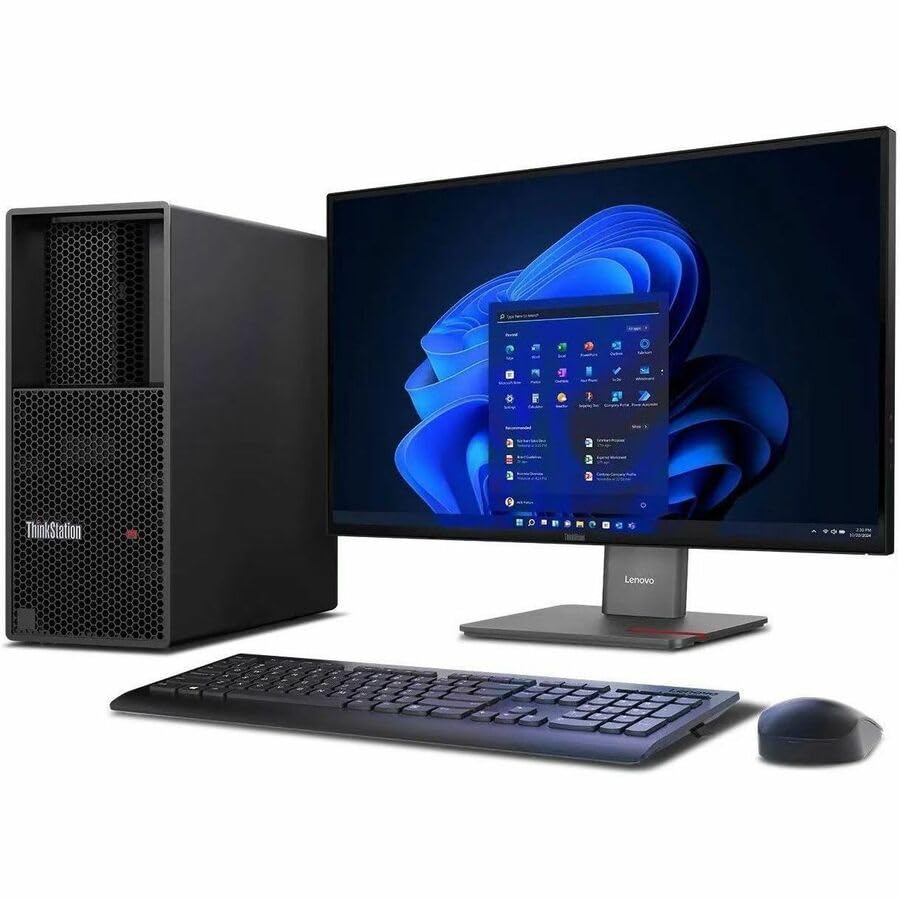 Image of Lenovo ThinkStation P3 Gen 2 30HT0051US Workstation - 1 x Intel Core Ultra 5 2nd Gen 235 - vPro Technology - 32 GB - 512 GB SSD - Tower