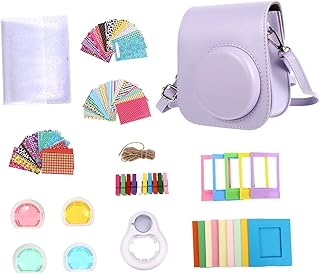 BETOOKY 1 Conjunto De Acessórios Fotograficas Instantaneas Mini Adesivos Conjunto De Moldura De Foto Estojo Para Câmera Para Instant Mini 11 Bolsa Para Kits De Câmeras Instantâneas