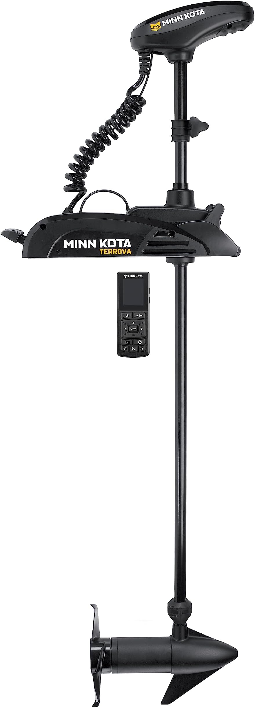 Minn Kota Terrova Bow-Mount Electric Trolling Motor with GPS, Spot-Lock – 55 Lb. Thrust, 54 In. Shaft, Freshwater