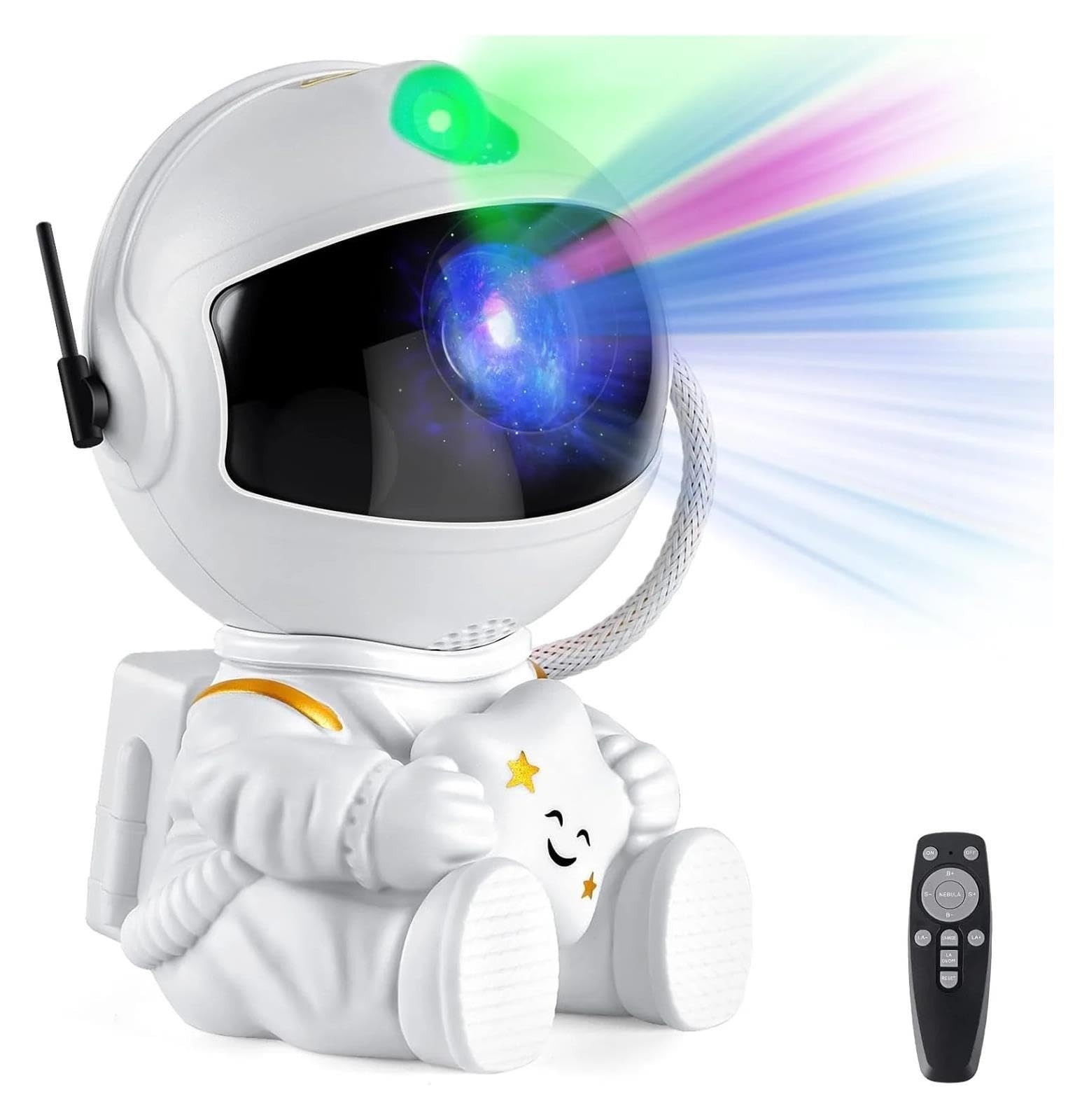 Luz Nocturna Con Proyector De Estrellas Y Galaxia for Niños, Astronauta