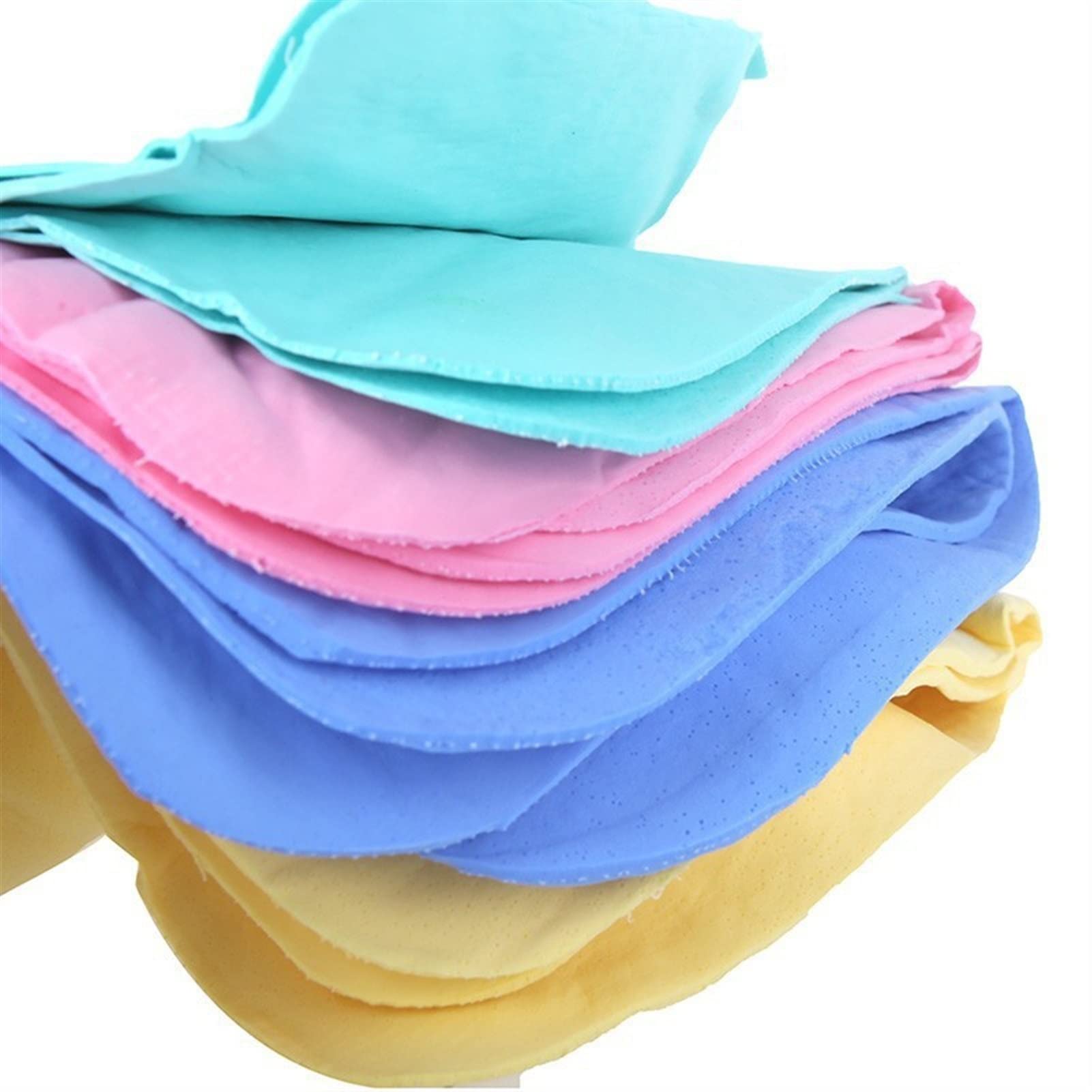 ACiyD 66 * 43 * 0.2 CM Pulizia dell'auto Salviette in Microfibra ad Alto Assorbente Asciugamano Asciutto per Capelli magici Pelle di Daino Sintetica PVA Chamois Cham Quality