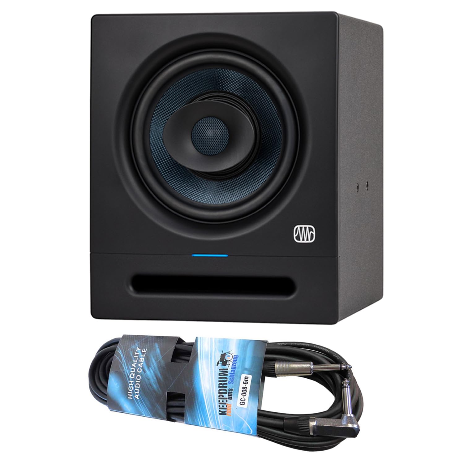 PreSonus Eris Pro 8 - Monitor de estudio activo con altavoz con cable jack keepdrum