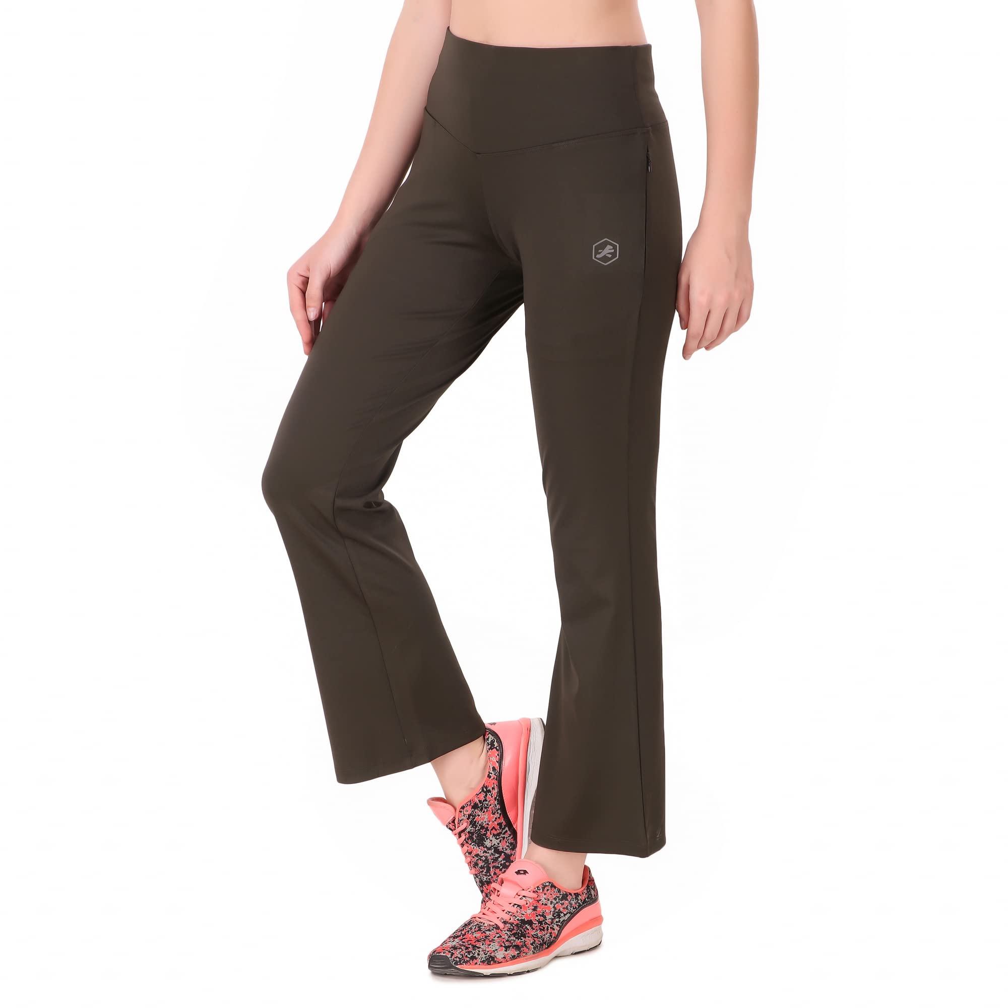 ReDesign ApparelsWomen's Trackpant Bell Bottom with Zip Pockets