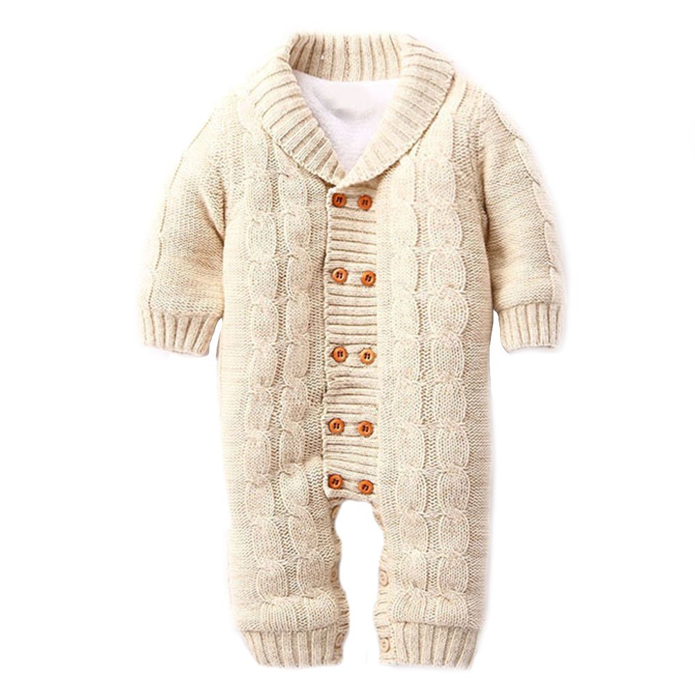 Bébé Unisexe Barboteuse Chaud Combinaison Enfants Filles Garçons À Capuche Manteaue