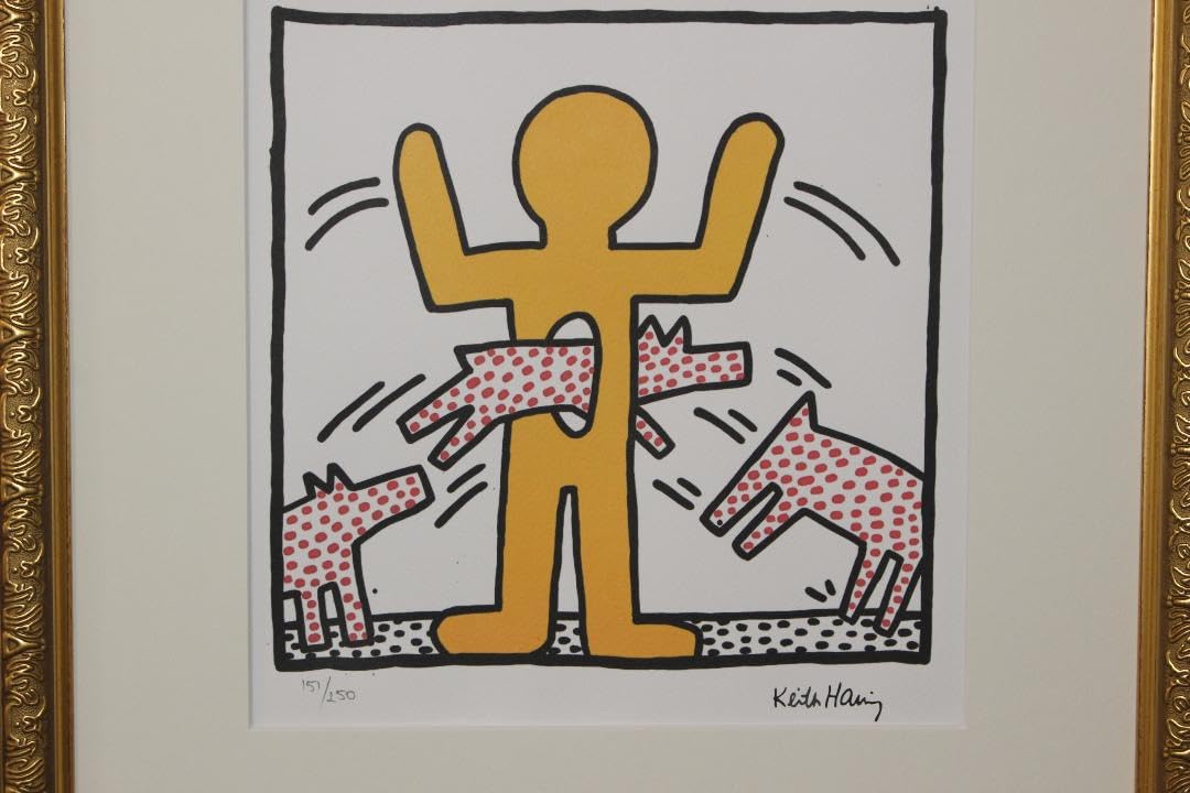 キース・ヘリング【Yellow Figure】エスタンプリトグラフ 限定数販売 キース・ヘリング【Yellow Figure】エスタンプリトグラフ 限定数