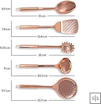 Amazon | 銅製調理器具 料理/サービング用 ローズゴールド