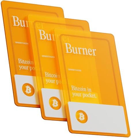 Bitcoin Crypto Wallet — Physical Reloadable Crypto Card | Cold Storage for Bitco
