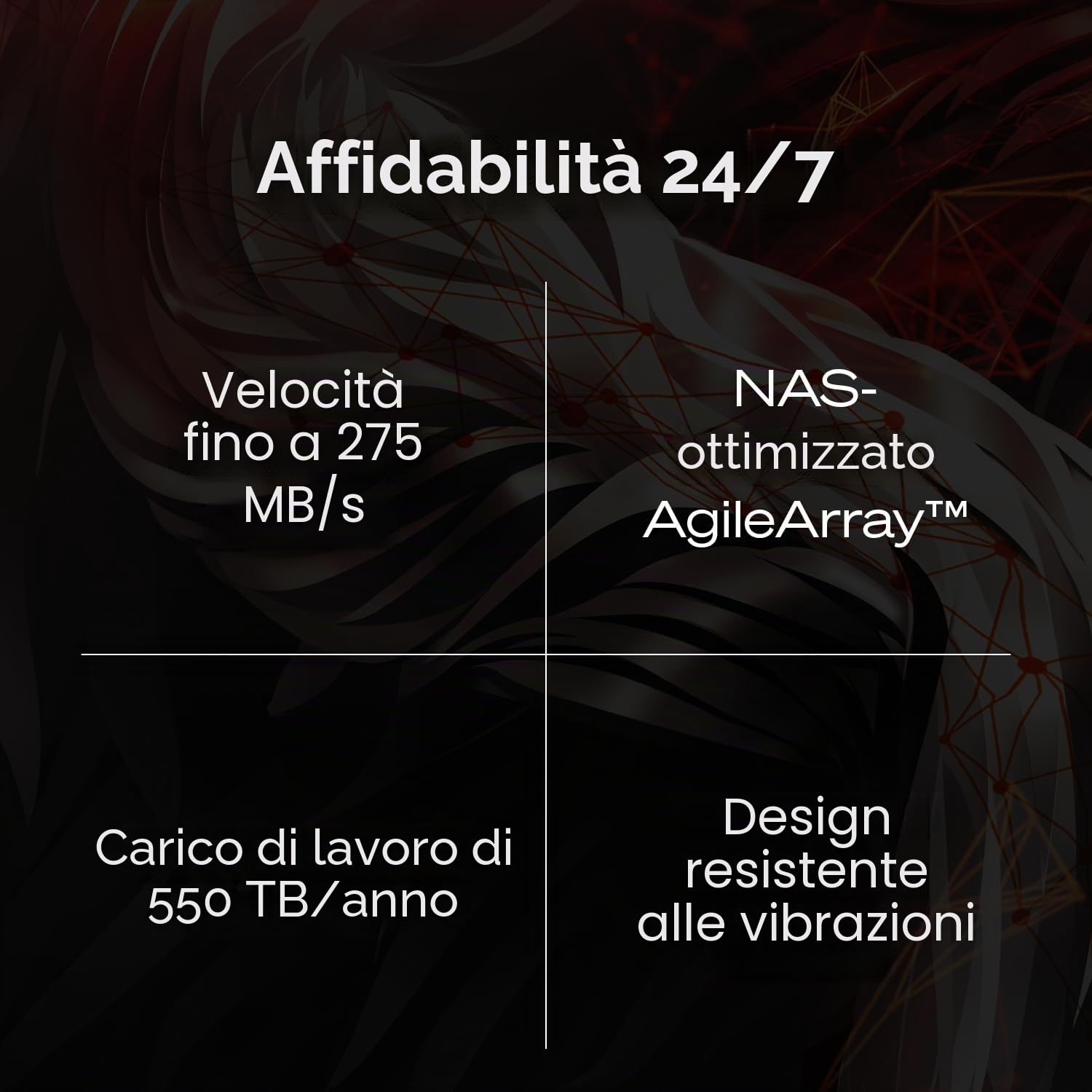 Seagate IronWolf Pro - Disco rigido interno NAS da 28 TB, 3,5", 7200 giri/min, CMR, 512 MB di cache, SATA 6 GB/S, incl. Rescue Service ST28000NT00