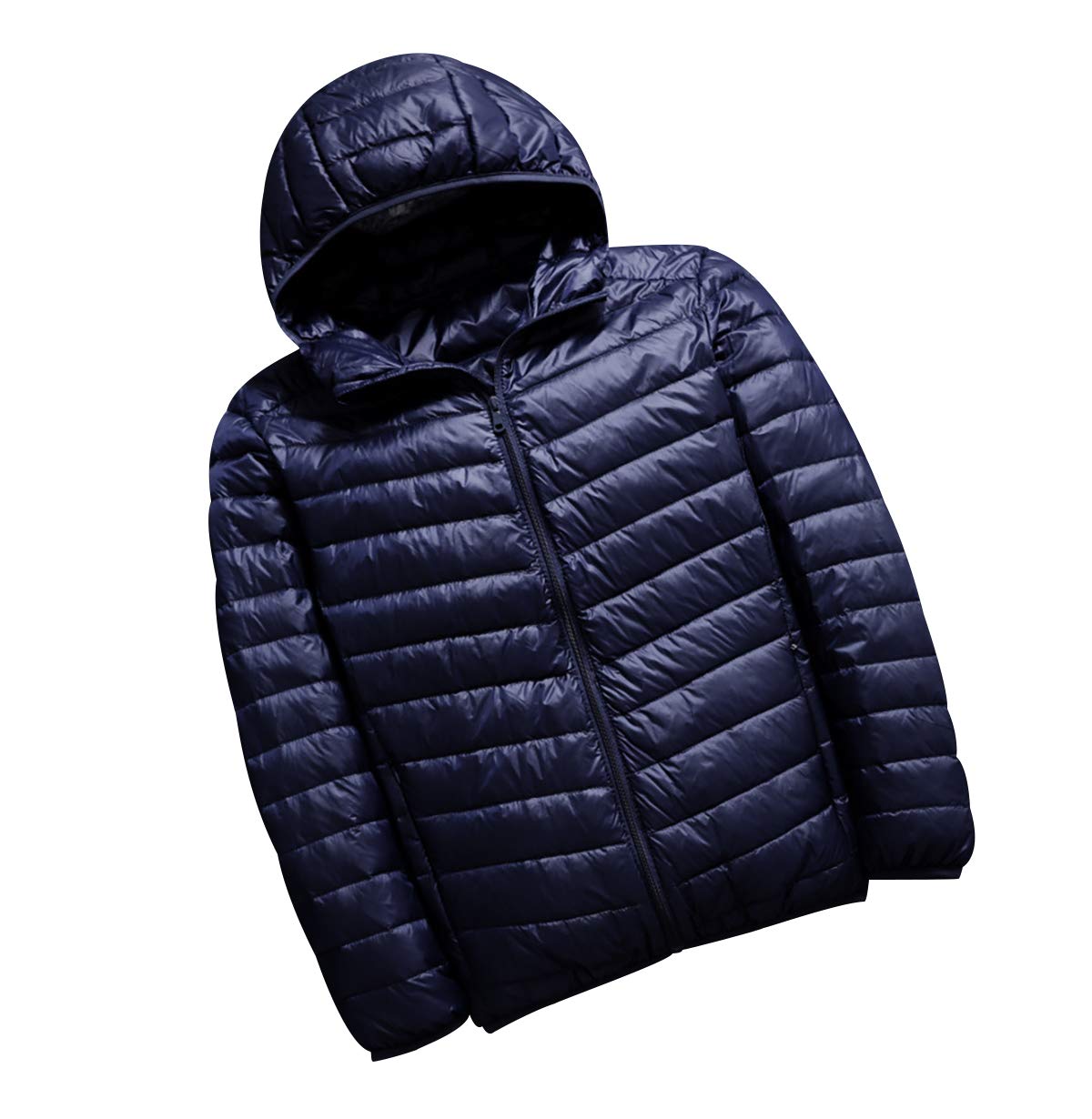 Packable Lightweight Down Hooded Jacket Men Man Down Coat Oversized Puffer  Jacket Men With Hood Light Down Filled Jacket Men Puffa Padded Jacket Mens